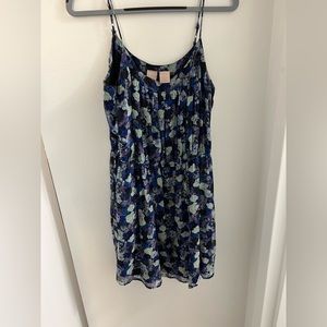 Silk floral dress